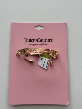 Juicy Couture Rose Gold Heart Slider Bracelet